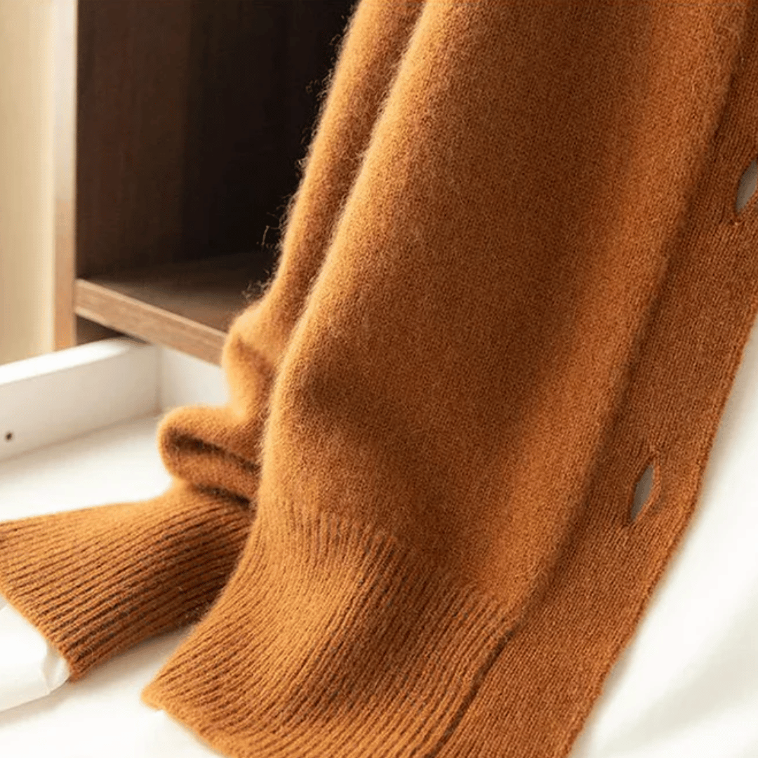 Amélie Grace | Blød cardigan med halvhøj hals 5