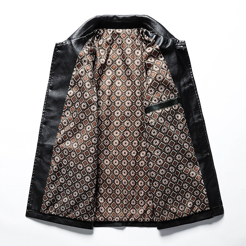 Antonio Verdi | Eco-leather jacket with tailored fit 3