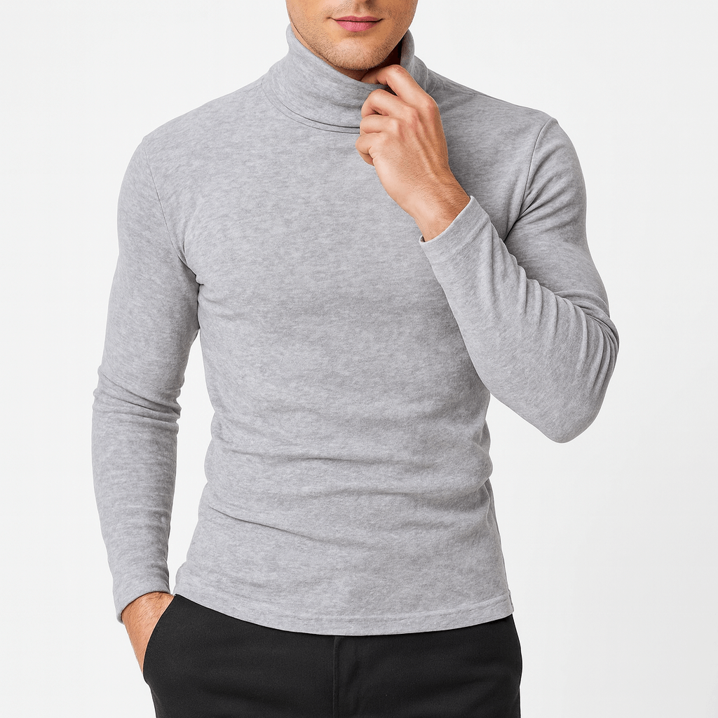 Luxeoutfit | Stretch cotton turtleneck tee 1
