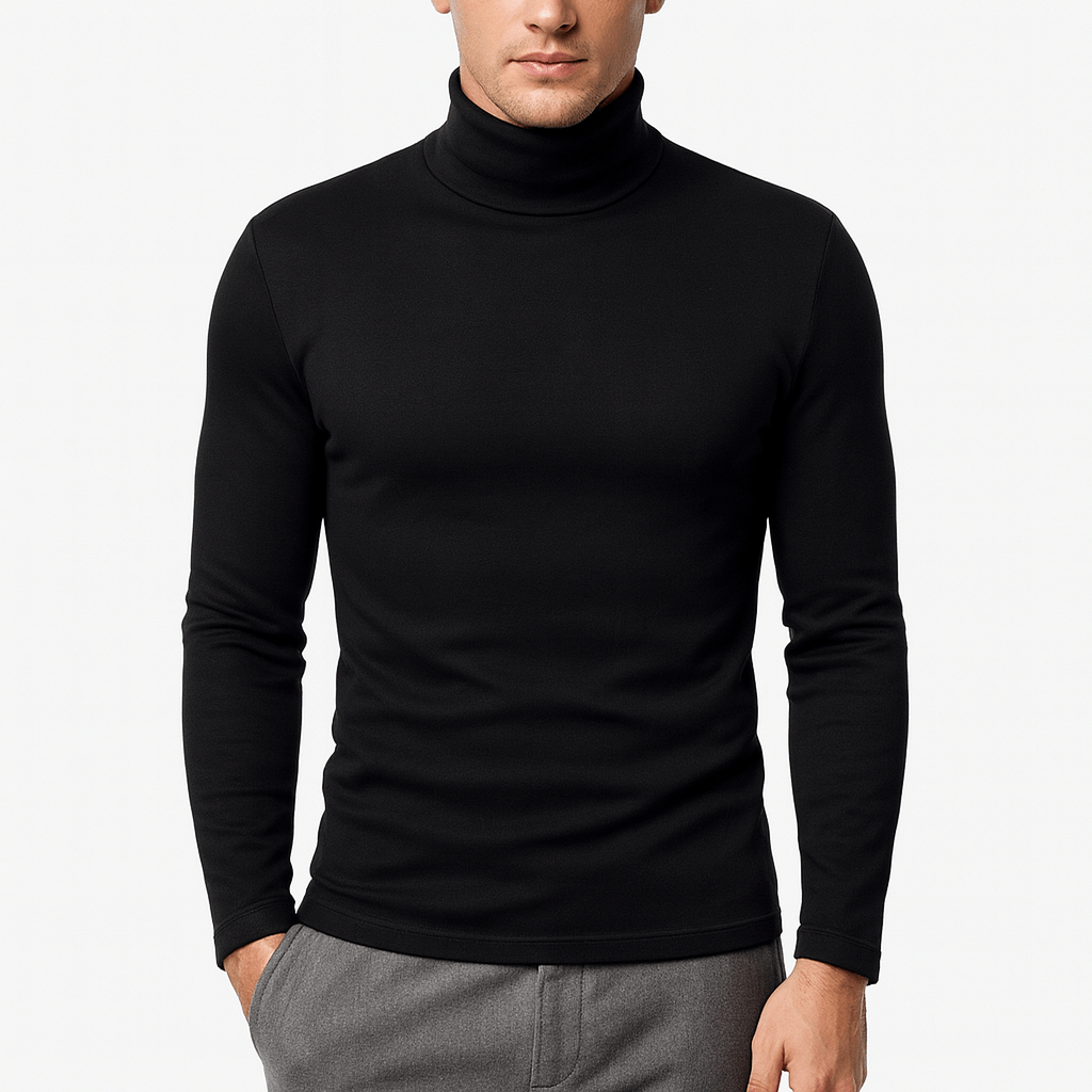 Luxeoutfit | Stretch cotton turtleneck tee 2