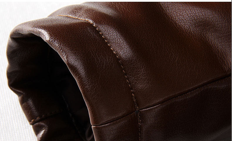 West Louis | Vandafvisende læderjakke med tilpasset pasform 8