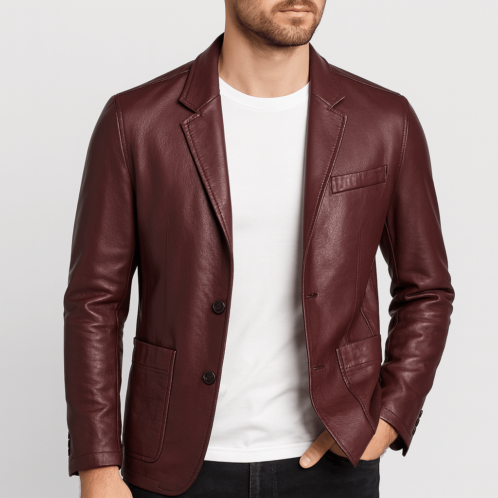 Nordori | Kvalitets læderjakke med moderne snit