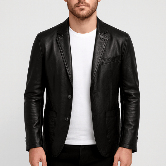 Nordori | Kvalitets læderjakke med moderne snit