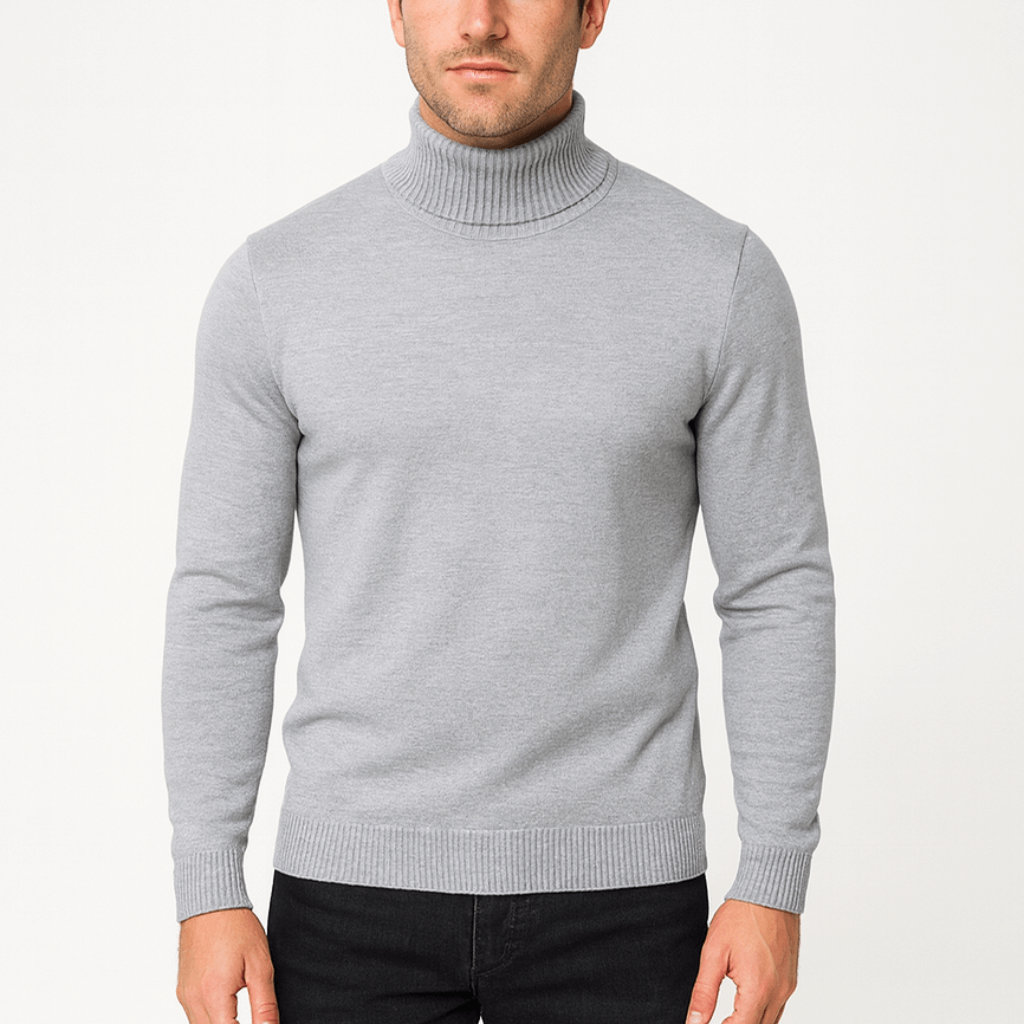 Nordori | Blød rullekrave sweater i bomuldsblanding