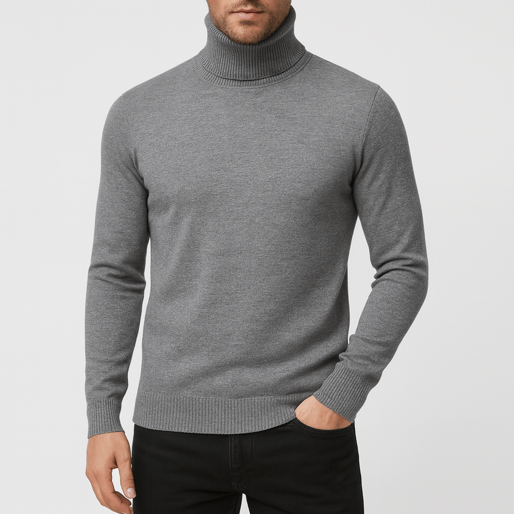 Nordori | Blød rullekrave sweater i bomuldsblanding