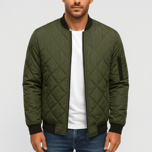 Nordori | Slim-fit bomberjakke med lynlåslommer