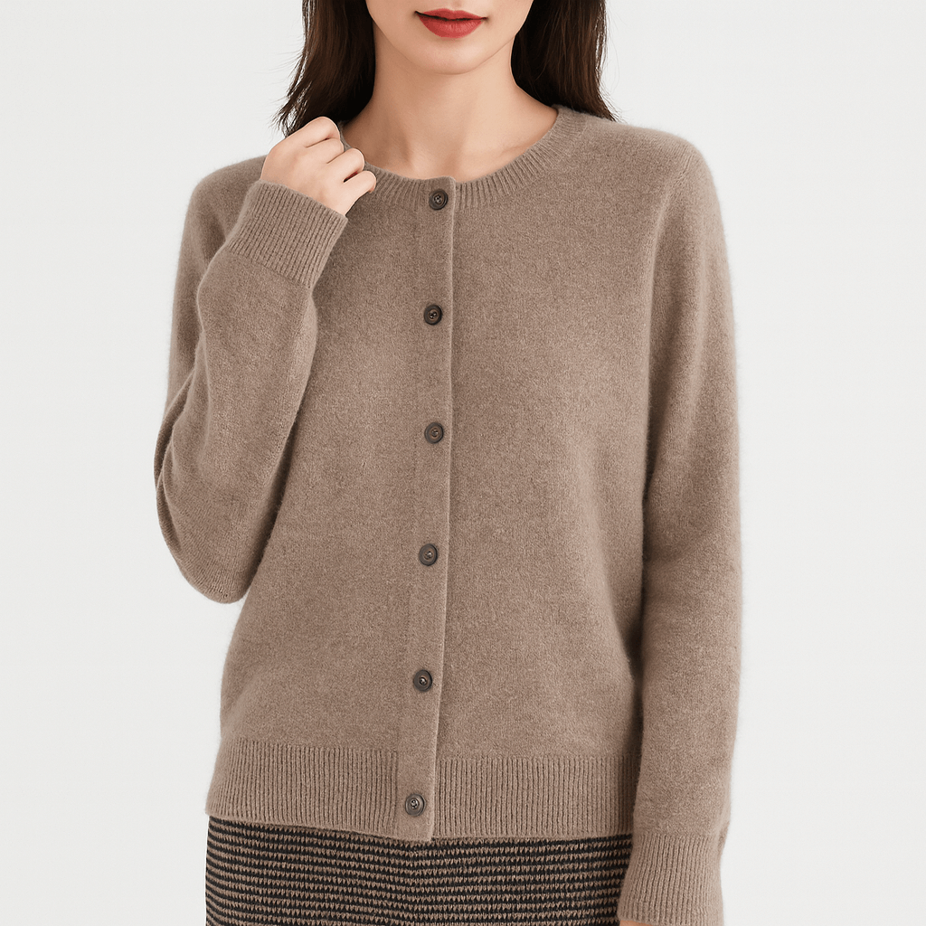 Nordori | O-neck cardigan sweater