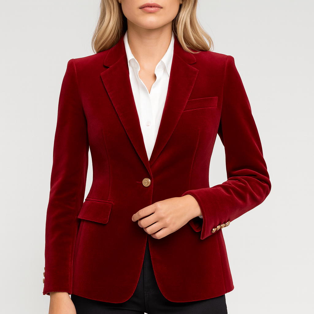 Nordori | Elegant blazer med guldknapper som accent