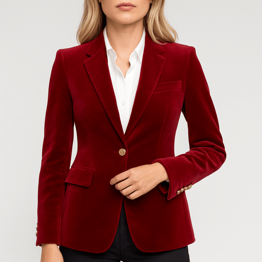 Nordori | Elegant blazer med guldknapper som accent