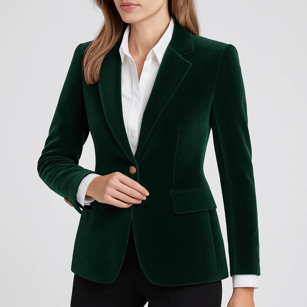Nordori | Elegant blazer med guldknapper som accent