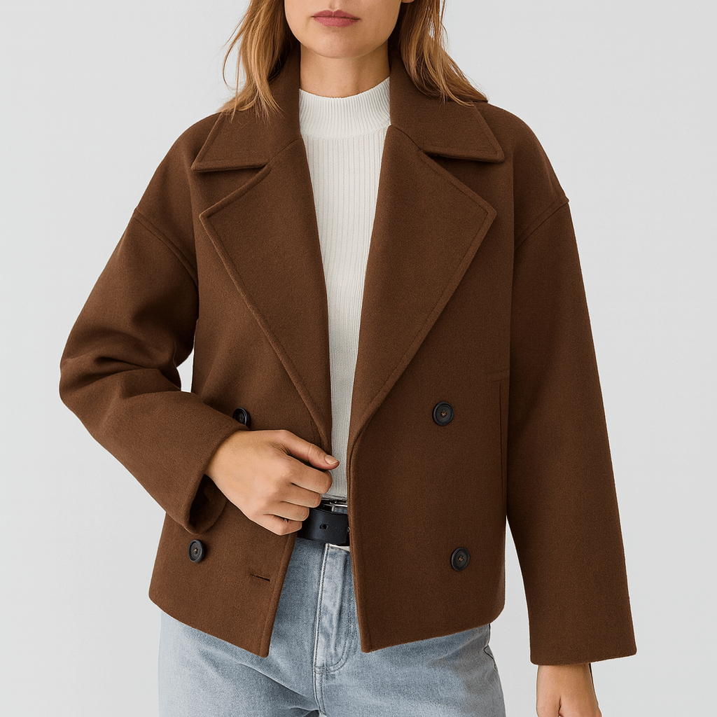 Norodori | Elegant uldfrakke med flatterende pasform