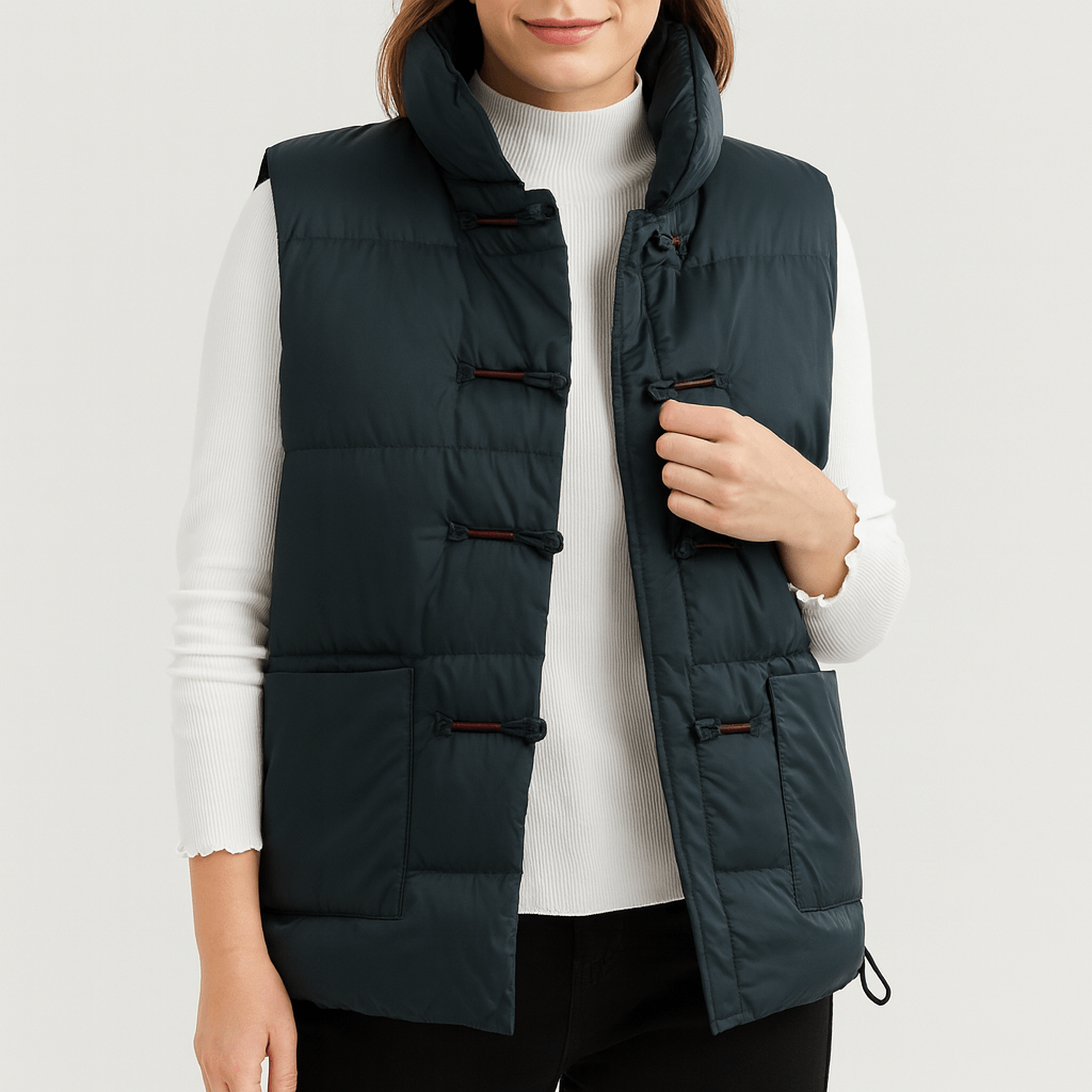 Nordori | Vnterpuffer vest med ståkrave