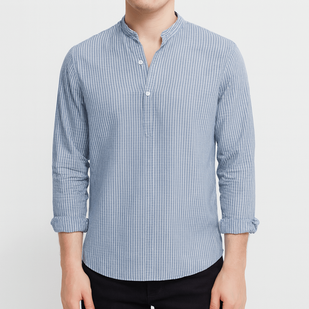 Nordori | Stribet langærmet skjorte