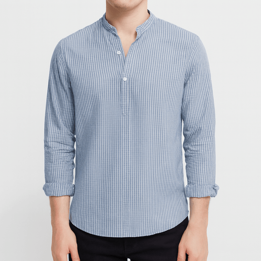 Nordori | Stribet langærmet skjorte