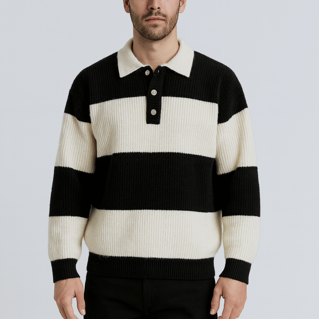 Nordori | Klassisk stribet skjorte med lange ærmer