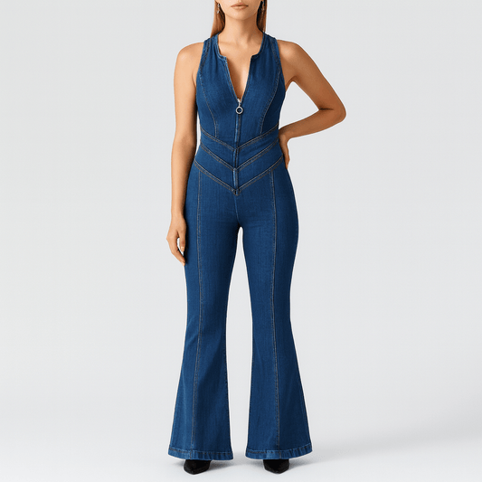 Nordori | Retro denim jumpsuit