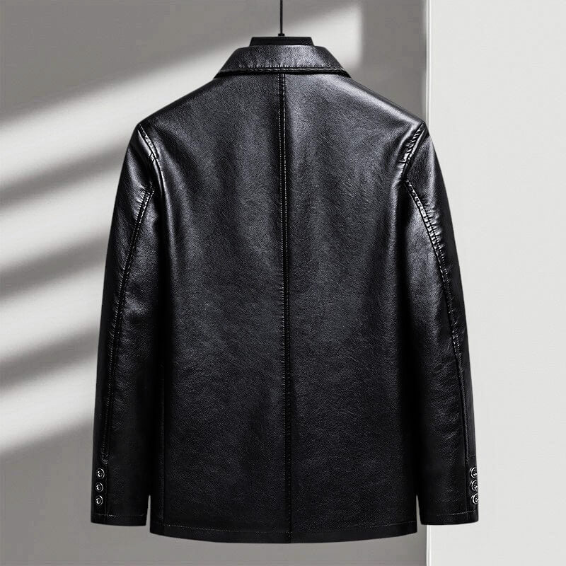 Antonio Verdi | Eco-leather jacket with tailored fit 2