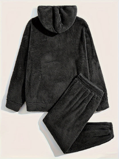 Axel - Teddy Pyjama Herre 2-delt Vintersæt 2