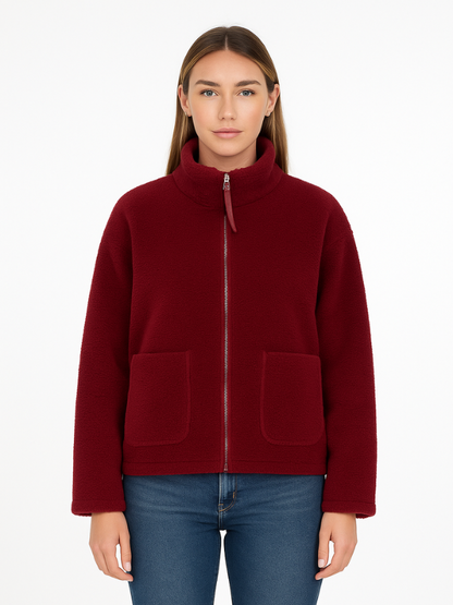 Daphne | Oversized Sherpa fleece jakke 12