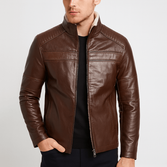 Nordori | Vandafvisende læderjakke