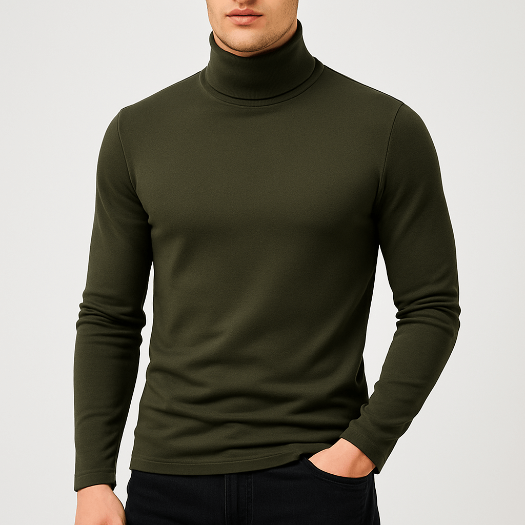 Luxeoutfit | Stretch cotton turtleneck tee 4