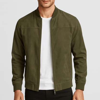 Nordori | Åndbar polyester bomberjakke med hævet krave