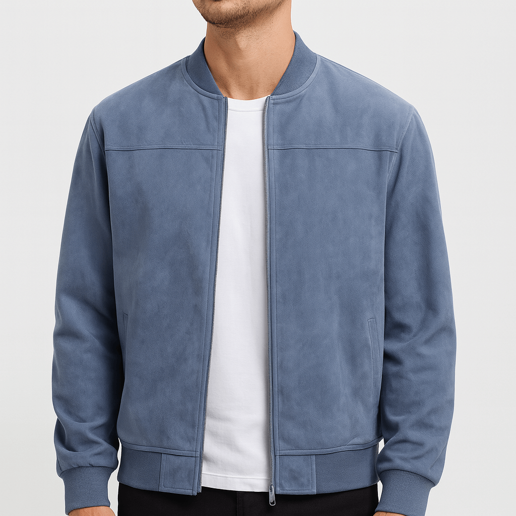 Nordori | Åndbar polyester bomberjakke med hævet krave