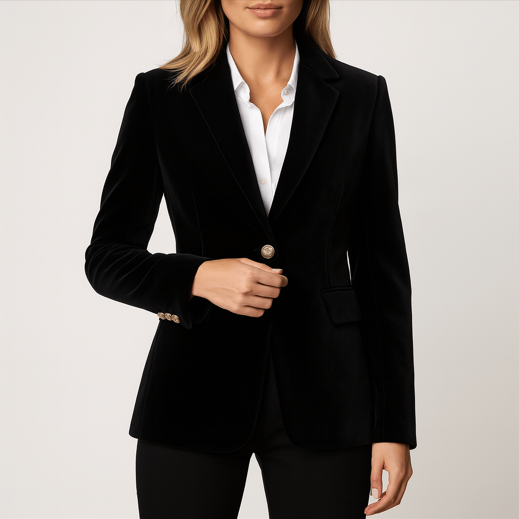 Nordori | Elegant blazer med guldknapper som accent