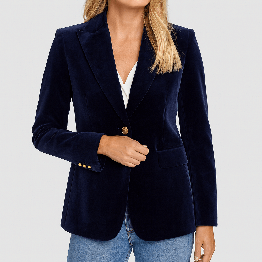 Nordori | Elegant blazer med guldknapper som accent