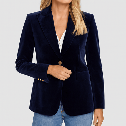Nordori | Elegant blazer med guldknapper som accent