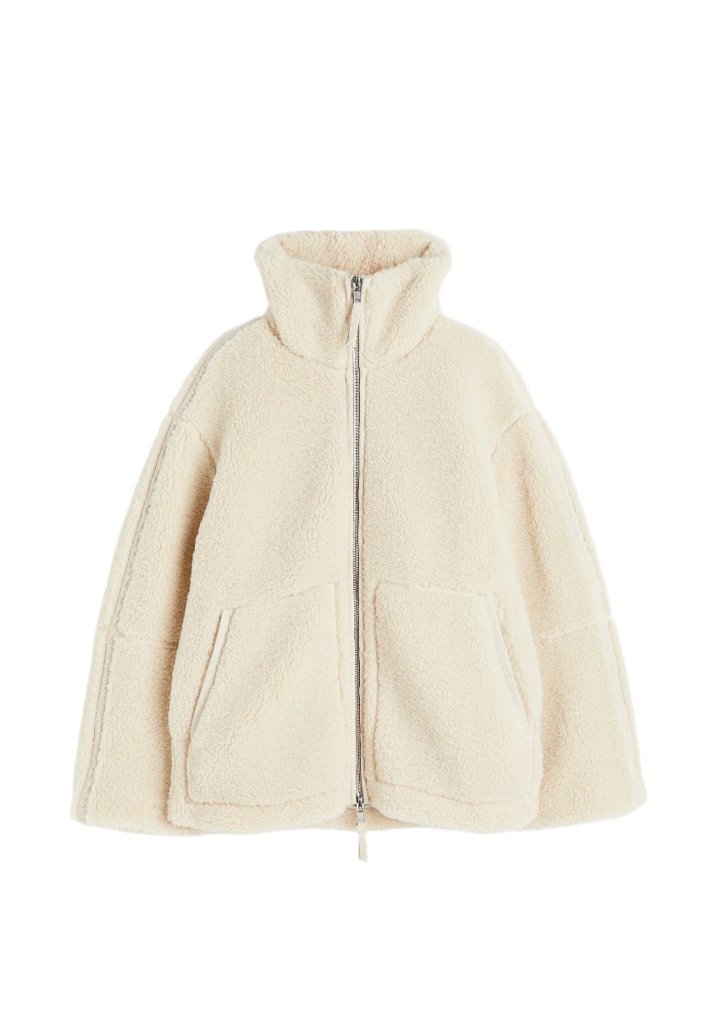 Nordori | Overdimensioneret sherpa fleece vinterjakke