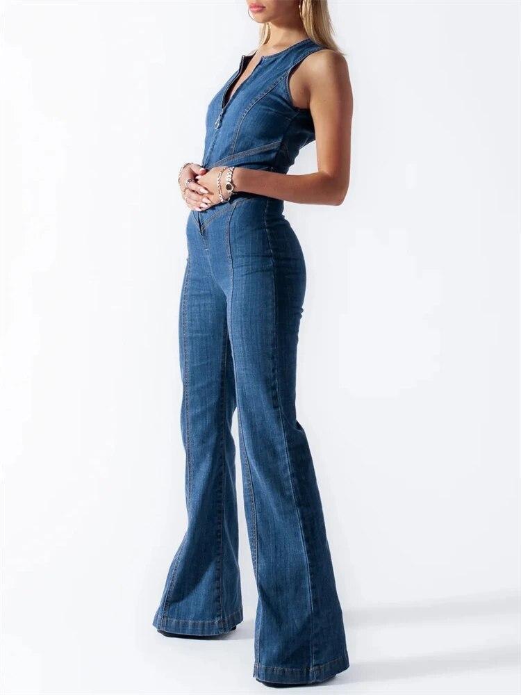 Nordori | Retro denim jumpsuit