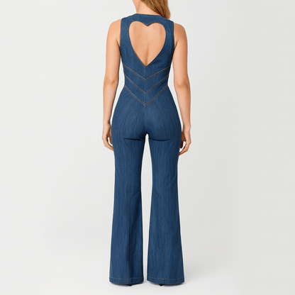 Nordori | Retro denim jumpsuit