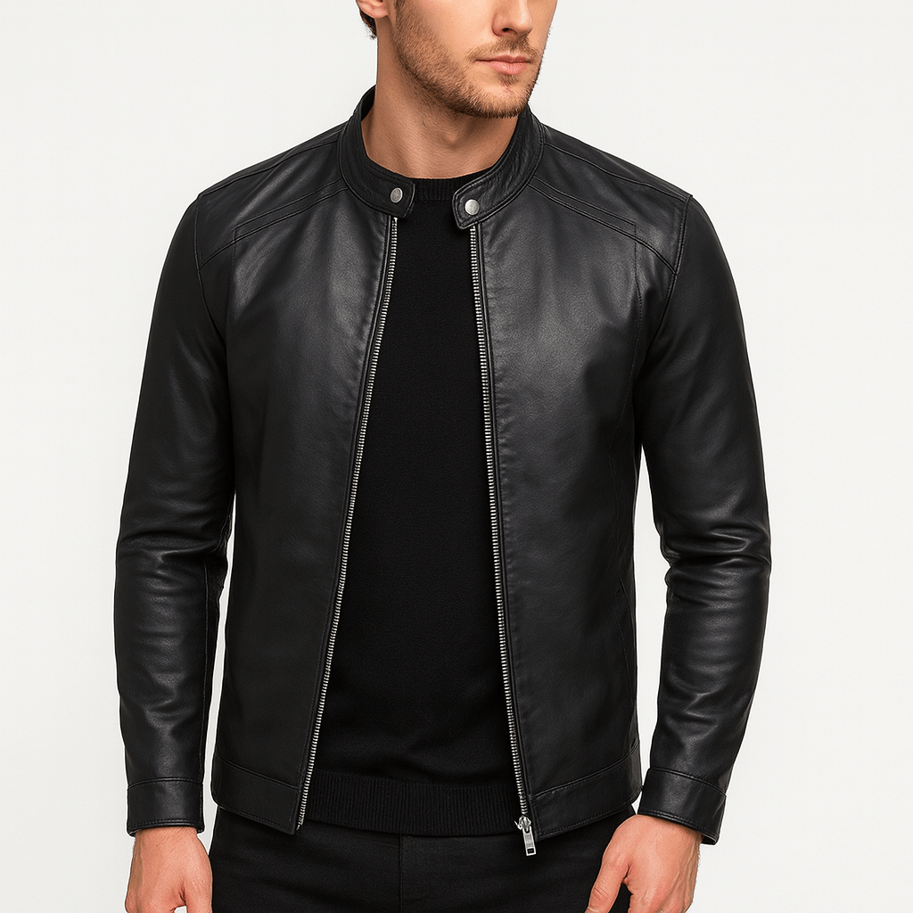 Nordori | Slank silhuet læderjakke