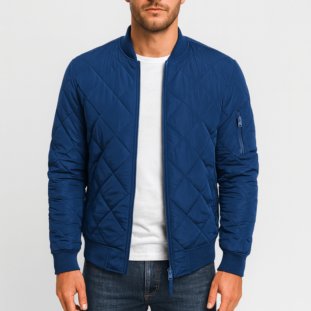 Nordori | Slim-fit bomberjakke med lynlåslommer