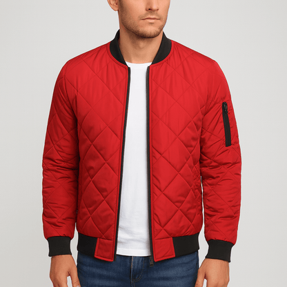 Nordori | Slim-fit bomberjakke med lynlåslommer