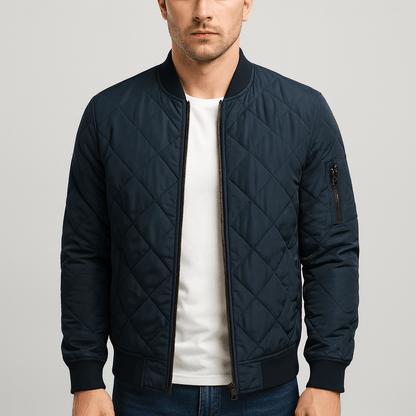 Nordori | Slim-fit bomberjakke med lynlåslommer