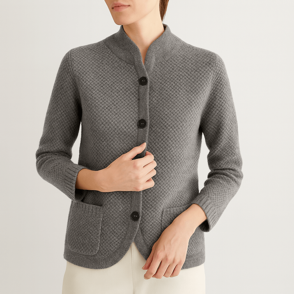 Nordori | Uldfrakke med båndkrave og knapper