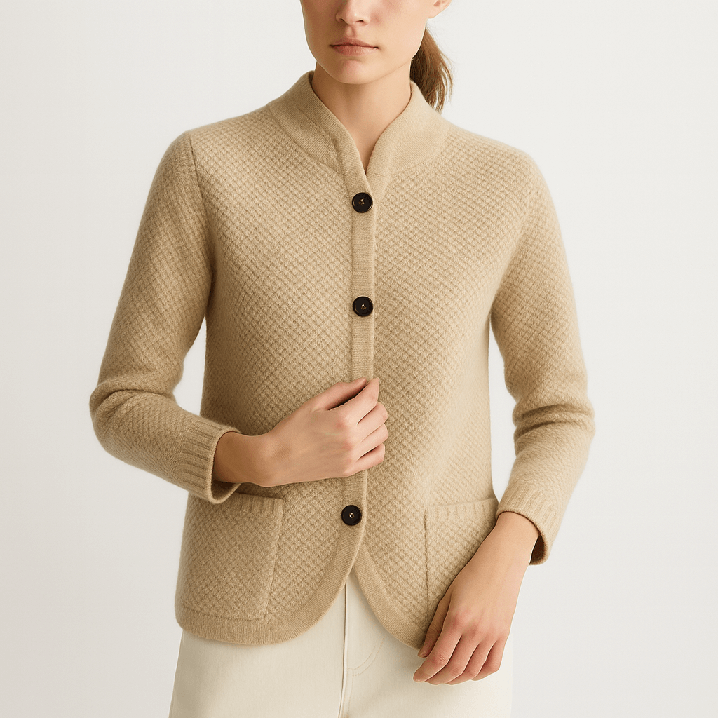 Nordori | Uldfrakke med båndkrave og knapper