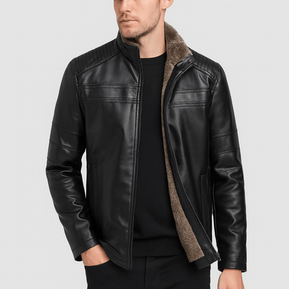 Nordori | Vandafvisende læderjakke