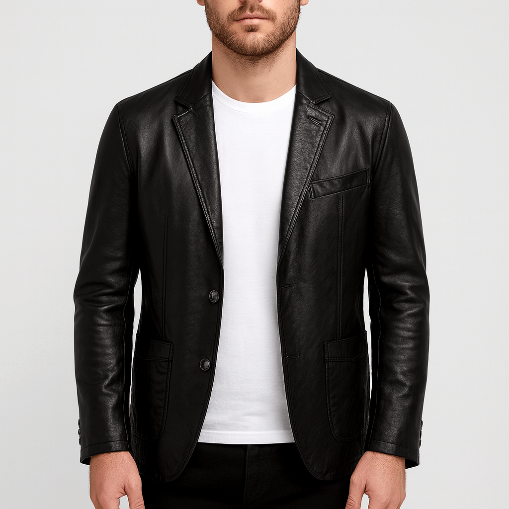 Nordori | Kvalitets læderjakke med moderne snit