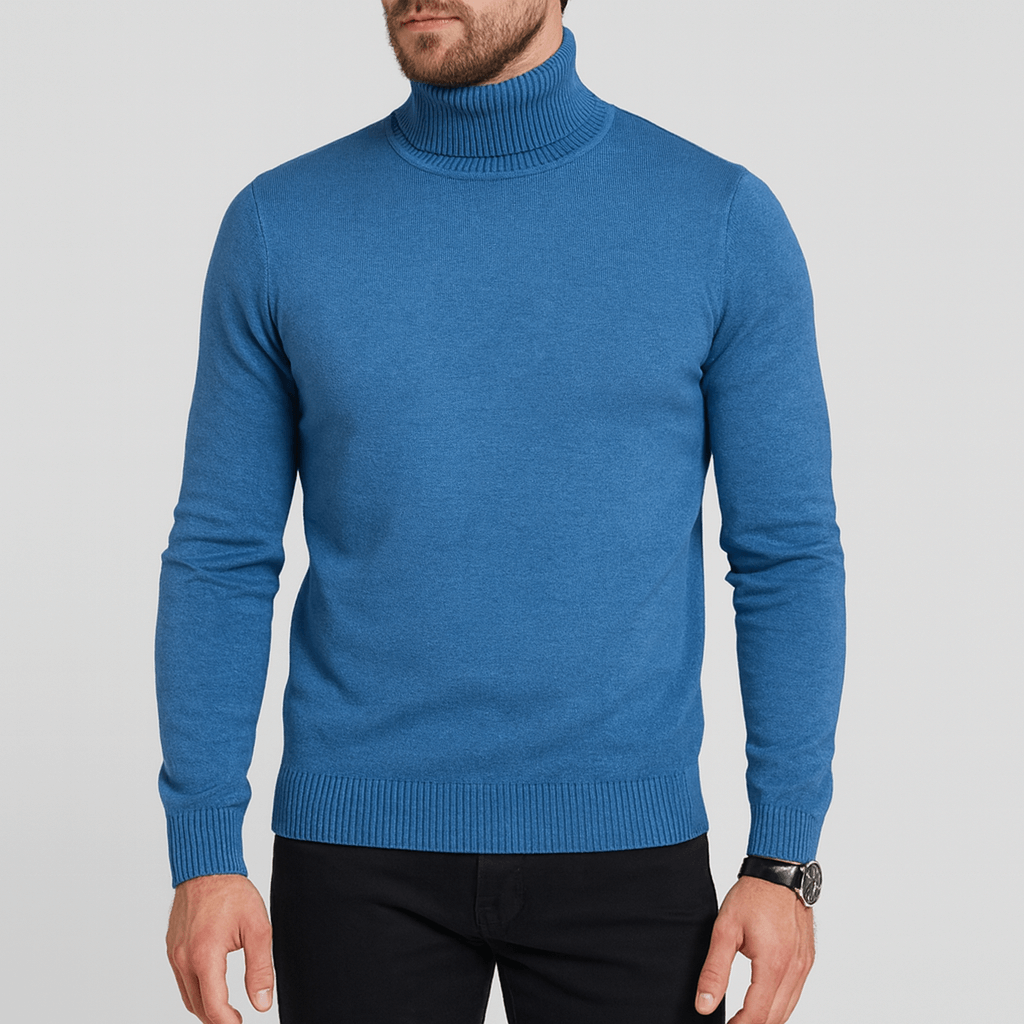 Nordori | Blød rullekrave sweater i bomuldsblanding