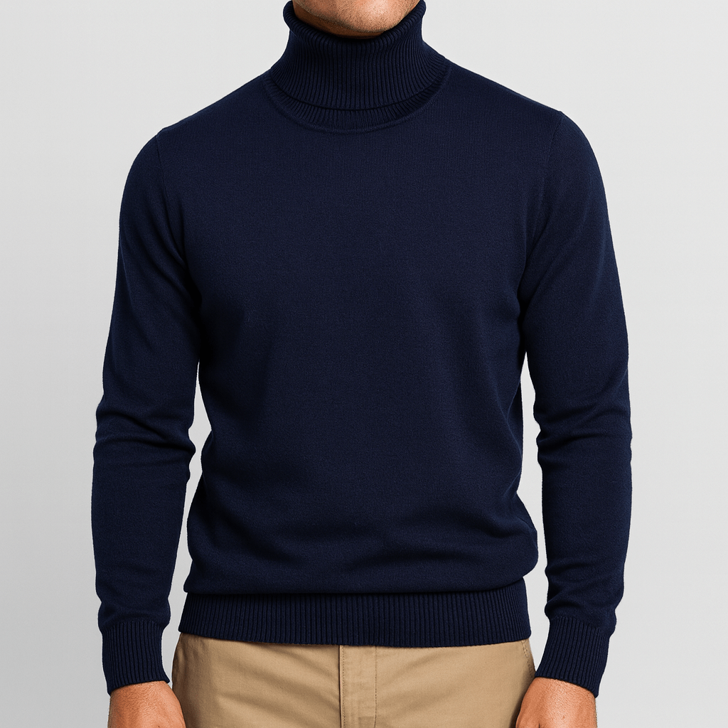 Nordori | Blød rullekrave sweater i bomuldsblanding