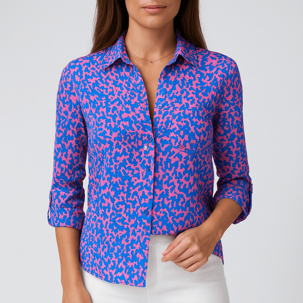 Nordori | Klassisk bluse med struktureret krave