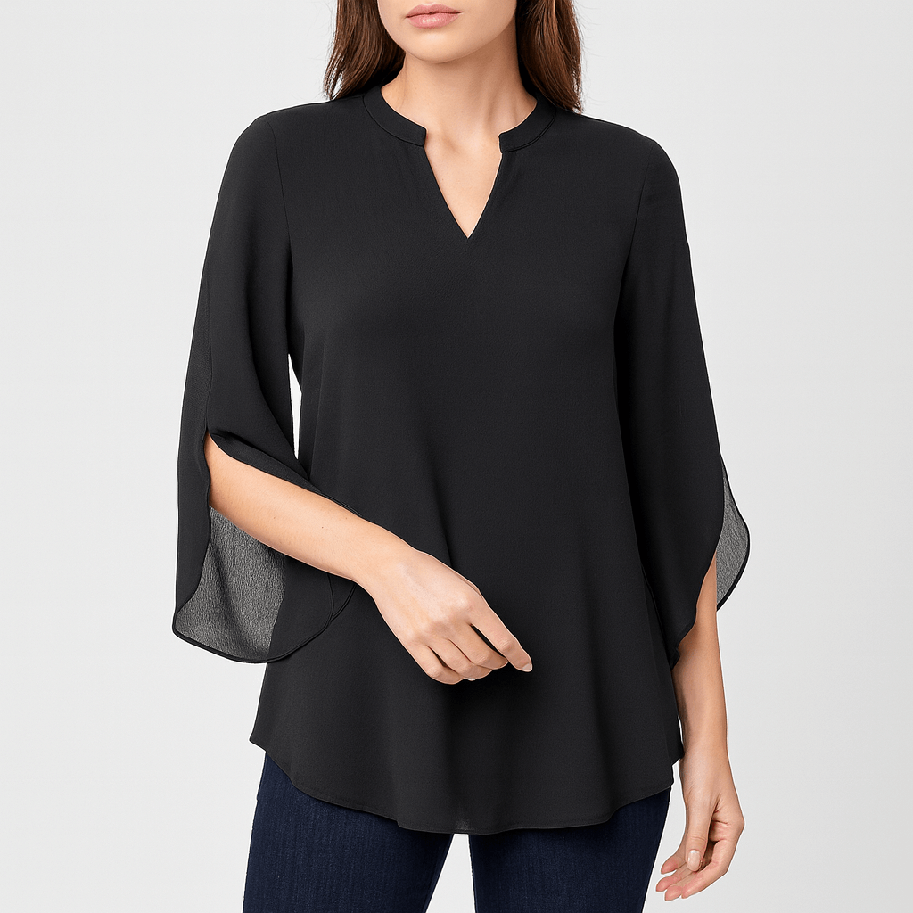 Nordori | Stilfuld løs silhuet bluse