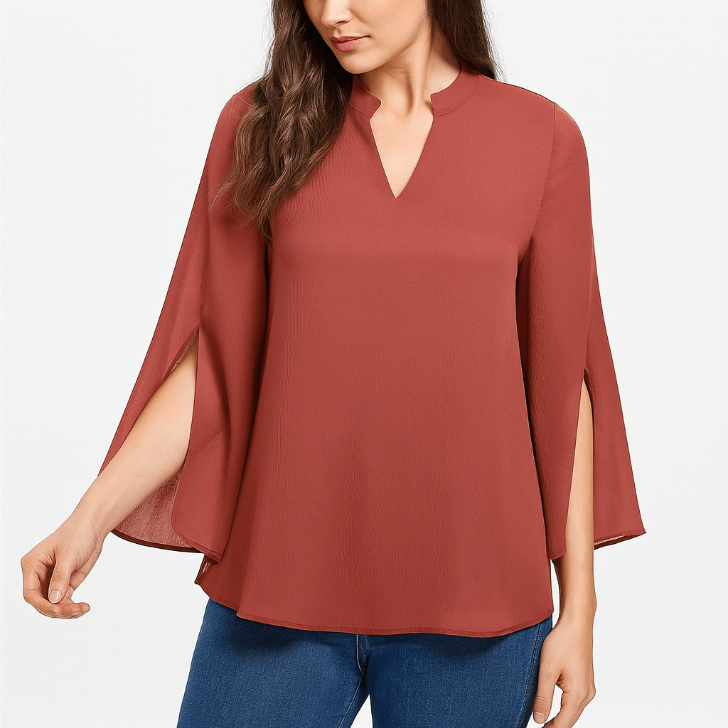 Nordori | Stilfuld løs silhuet bluse