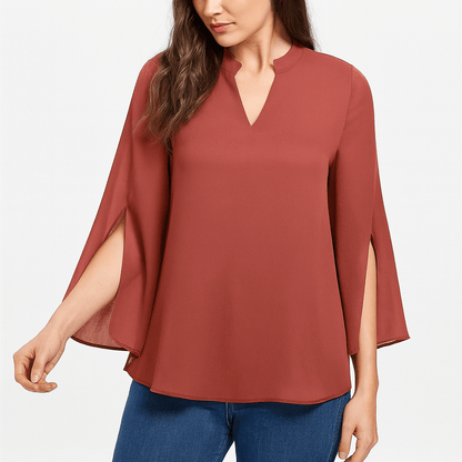 Nordori | Stilfuld løs silhuet bluse