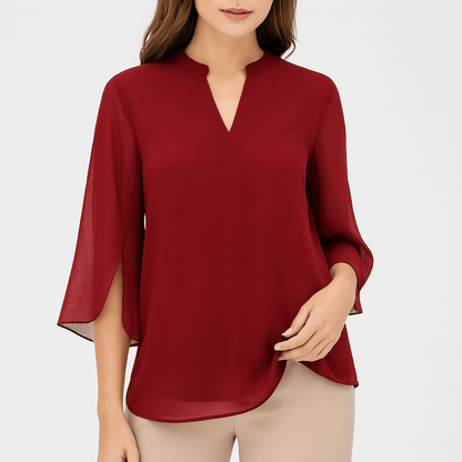 Nordori | Stilfuld løs silhuet bluse