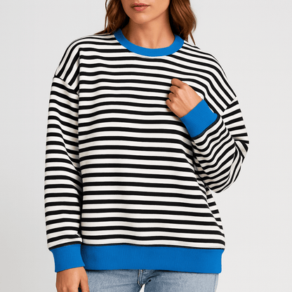 Nordori | Oversized stribet sweater