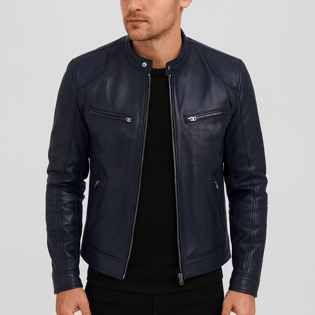 Nordori | Kvalitetslæderjakke med justerbare manchetter